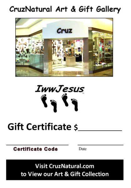 Gift certificate for web site